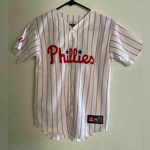 Majestic Phillies Youth M Jersey Pence